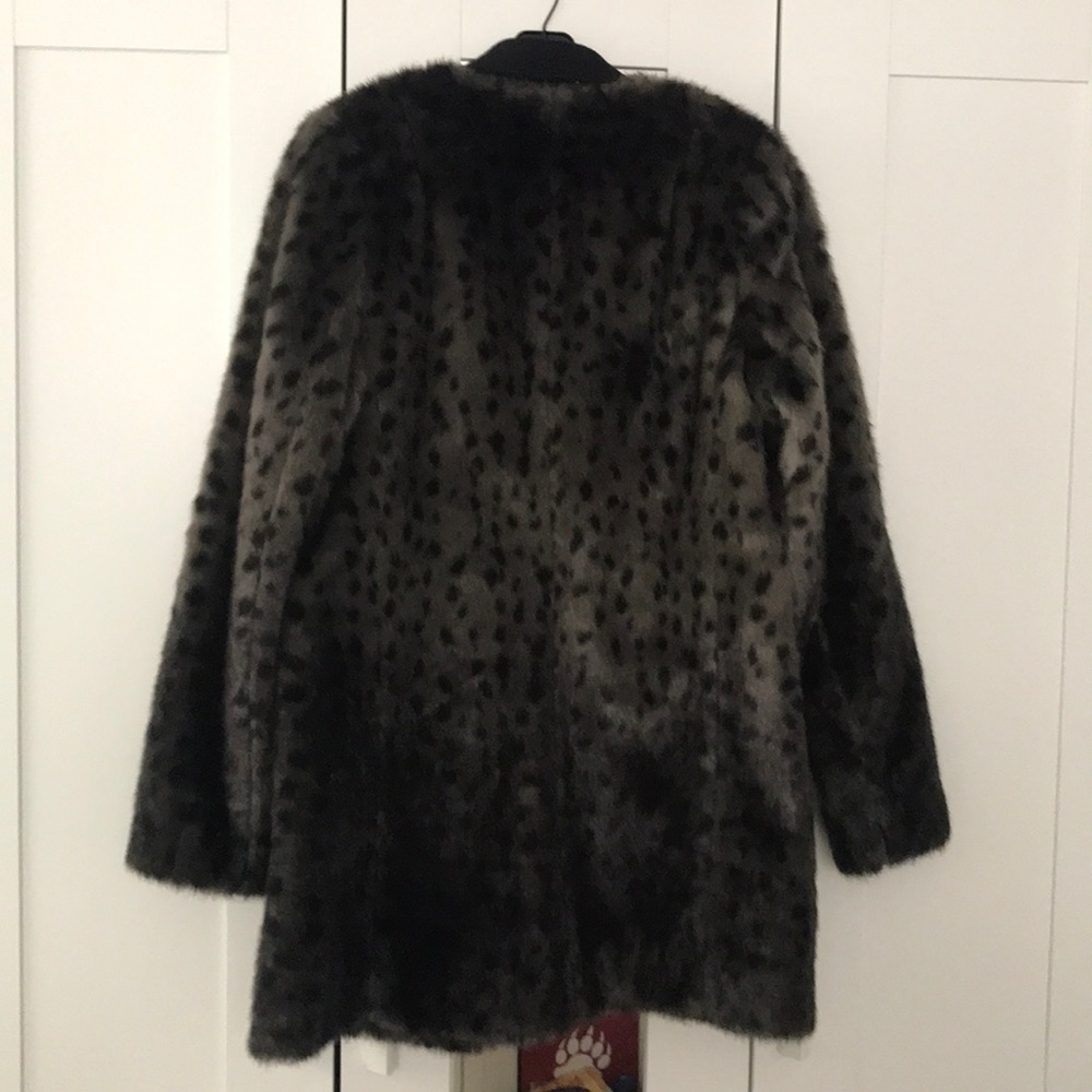 Faux fur jacket